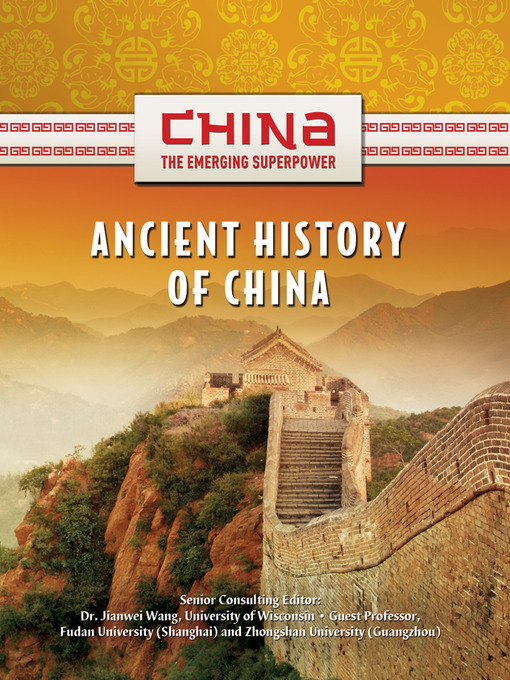 Title details for Ancient History of China by Shelia Hollihan-Elliot - Wait list